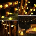 thumbnail image 5 of Solar Fairy Lights Outdoor Waterproof,50LED Solar Garden Lights,8 Mode 23Ft String Lights for Garden,Patio,Yard,Home,Christmas,Parties,Wedding(Warm White), 5 of 7