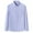 Light Blue#1, variant on Men's Button down Shirt Button Closure Standup Collar Long Sleeves with Buttoned Cuffs Chest Pocket Classic Stripe for Leisure(Blue,S)