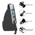 thumbnail image 5 of ZICANCN Crossbody Sling Bags for Women Men,Watercolor Painting Art Casual Shoulder Backpacks for Hiking Daypacks, 5 of 9
