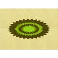 thumbnail image 1 of Ahgly Company Indoor Rectangle Patterned Dark Golden Rod Brown Area Rugs, 7' x 9', 1 of 6