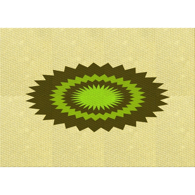 Ahgly Company Machine Washable Indoor Rectangle Transitional Dark Golden Rod Brown Area Rugs, 2' x 3'