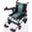 Cyan, variant on 22" Widest Seat Lightweight Electric Wheelchairs for Adults, All-Terrain Portable Motorized Wheelchair, Blue