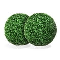 thumbnail image 4 of 20 inch Artificial Boxwood Balls Topiary Balls, 2 PCS Artificial Plant Topiary Ball, 4 Layers All-Year Green Faux Plant Decorative Balls for Wedding Venue Setup, 4 of 8
