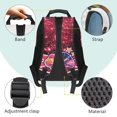 thumbnail image 4 of Yuyamidu Pink Bling Print Middle School Backpack for Kids School Bags for Girls 7-10 Years Old Portable Shoulder Bag Teen School Backpacks, 4 of 7