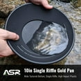 thumbnail image 2 of ASR Outdoor 10” Black Plastic Gold Pan with Riffles, 2 of 9