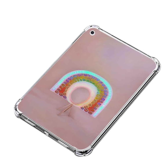 Compatible with iPad 10.2 Inch Phone Case, Boho-Rainbow-aestetic-52 Case Silicone Protective for Teen Girl Boy Case for iPad 10.2 Inch