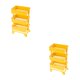 thumbnail image 2 of Tholdsy Estante de almacenamiento para carro, carros de tres capas simulados Adorables decorativos, marco de Metal, estante de imitación Amarillo 2Conjunto, 2 of 6