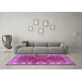 thumbnail image 3 of Ahgly Company Indoor Rectangle Geometric Purple Traditional Area Rugs, 2' x 3', 3 of 4