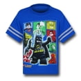 thumbnail image 5 of DC Batman Fronted Lego Heroes Kids Athletic T-Shirt-Juvenile 7, 5 of 7