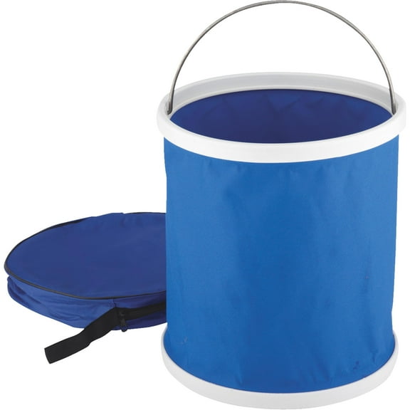 Camco 42993 Collapsible Bucket with Storage Case - Holds 3 Gallons of Water - Blue