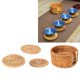 thumbnail image 1 of Posavasos de Ratán Jadeshay 6 Posavasos hechos A mano antideslizante, 1 of 8