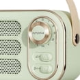 thumbnail image 5 of Altavoz inalámbrico estilo retro, reproductor de música práctico, recargable por USB para acampar. Verde, 5 of 5