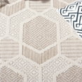 thumbnail image 5 of SAFAVIEH Global Jewell Geometric Area Rug, Beige/Ivory, 6'7" x 6'7" Round, 5 of 10