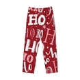 thumbnail image 4 of Balery Ho Pattern Funny Christmas print Men's Pajama Pants,Ultra Lightweight Pjs,Lounge Pant-XX-Large, 4 of 9