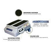 LegXercise Comfort Grip Leg Exerciser ، رمادي ، 10.05 رطل ، بلاستيك ، آلة تمرين منزلية