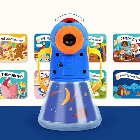 

Story Projection Torch Kids Storybook Projector Clearer Images Projector 8 Stories/64 Different Images Perfect for Bedtime Story Preschool Education and Parent-child Activities