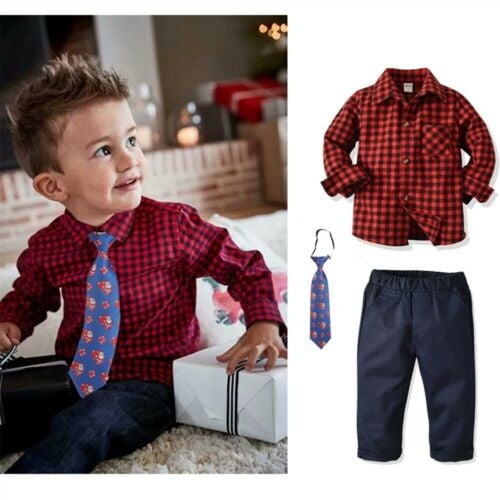 boys christmas dress shirt