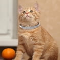 thumbnail image 5 of Mumup 4 Pieces Rhinestones Cat Collars Breakaway Cat Collar with Bell Bling Pet Accessories with Soft Velvet, 5 of 7