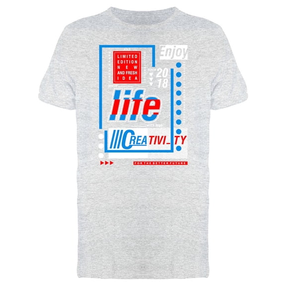 Enjoy Life Urban Graphic Tee Men's -Image by Shutterstock