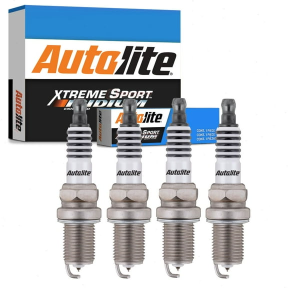 4 pc Autolite XS5224 Xtreme Sport Spark Plugs for 1041 3112 97 Ignition Wire Secondary