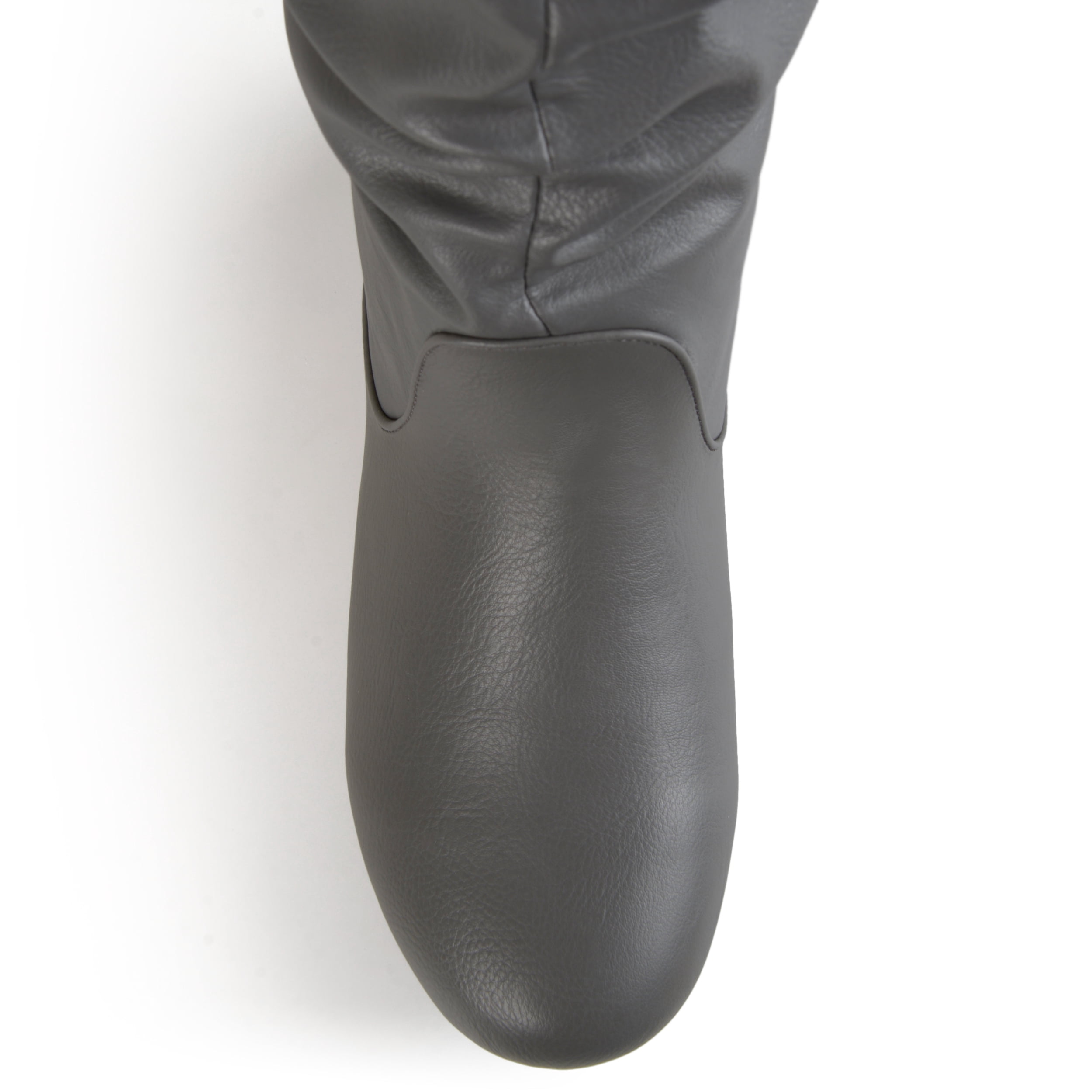 Women's Wide-Calf Slouch Riding Mid-Calf Boots