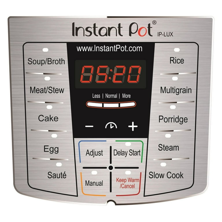 Instant Pot IP-LUX60 Stainless Steel 6-Quart 6-in-1 Multi-Functional Pressure  Cooker 