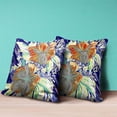 thumbnail image 2 of Hawaii Floral Duo Indoor/Outdoor Pillow with Removable Cover in Blue Yellow Red16x16, 2 of 5