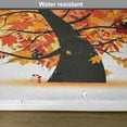 thumbnail image 6 of Ambesonne Fall Place Mats Set of 4, Cartoon Tree Leaves, Standard Size, Yellow Orange Black, 6 of 6
