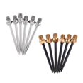 thumbnail image 1 of Reemplazo De Puntas De Convertidor De Puntos De Convertidor De Puntos De Acero De Dardos - 6 Piezas De Negro + 6 Piezas De Plata Soledad Darts Steel Tips Conversion, 1 of 10