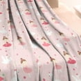 thumbnail image 3 of Ballet Swan Princess Pattern Blanket,Comfortable Soft Lamb Wool Throw Blanket,All Season,Warm Lightweight Blankets for Sofa Bed Couch Living Room Chair,40"x50", 3 of 4