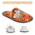 thumbnail image 3 of Fotbe Monster Truck Pantuflas Peludas para Mujer con Estampado, Zapatillas de Peluche, Zapatos de Invierno para Casa, Uso Interior y Exterior-Medium, 3 of 8