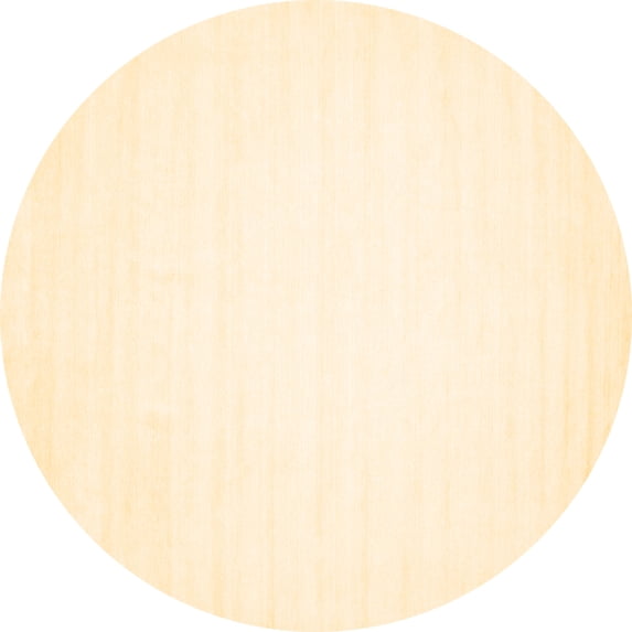 Ahgly Company Indoor Round Solid Brown Modern Area Rugs, 6' Round