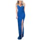 thumbnail image 2 of Puntoco Vestidos Mujer Elegante Vestido De Mujer Vestido De Noche Sexy Escote En V Dividido Lentejuelas Moda Sin Mangas Verano, 2 of 5