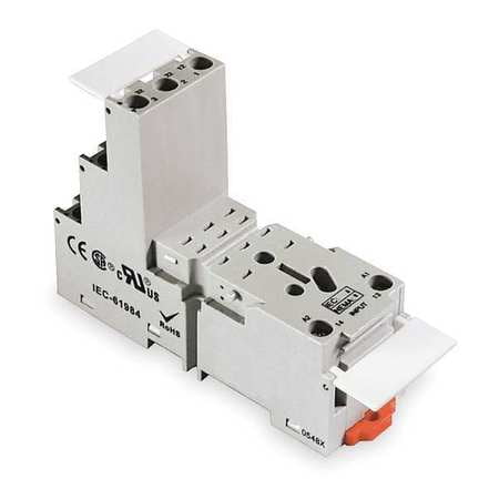 Relay Socket,Elevator,Square,11 Pin, 10A DAYTON 1EGP9