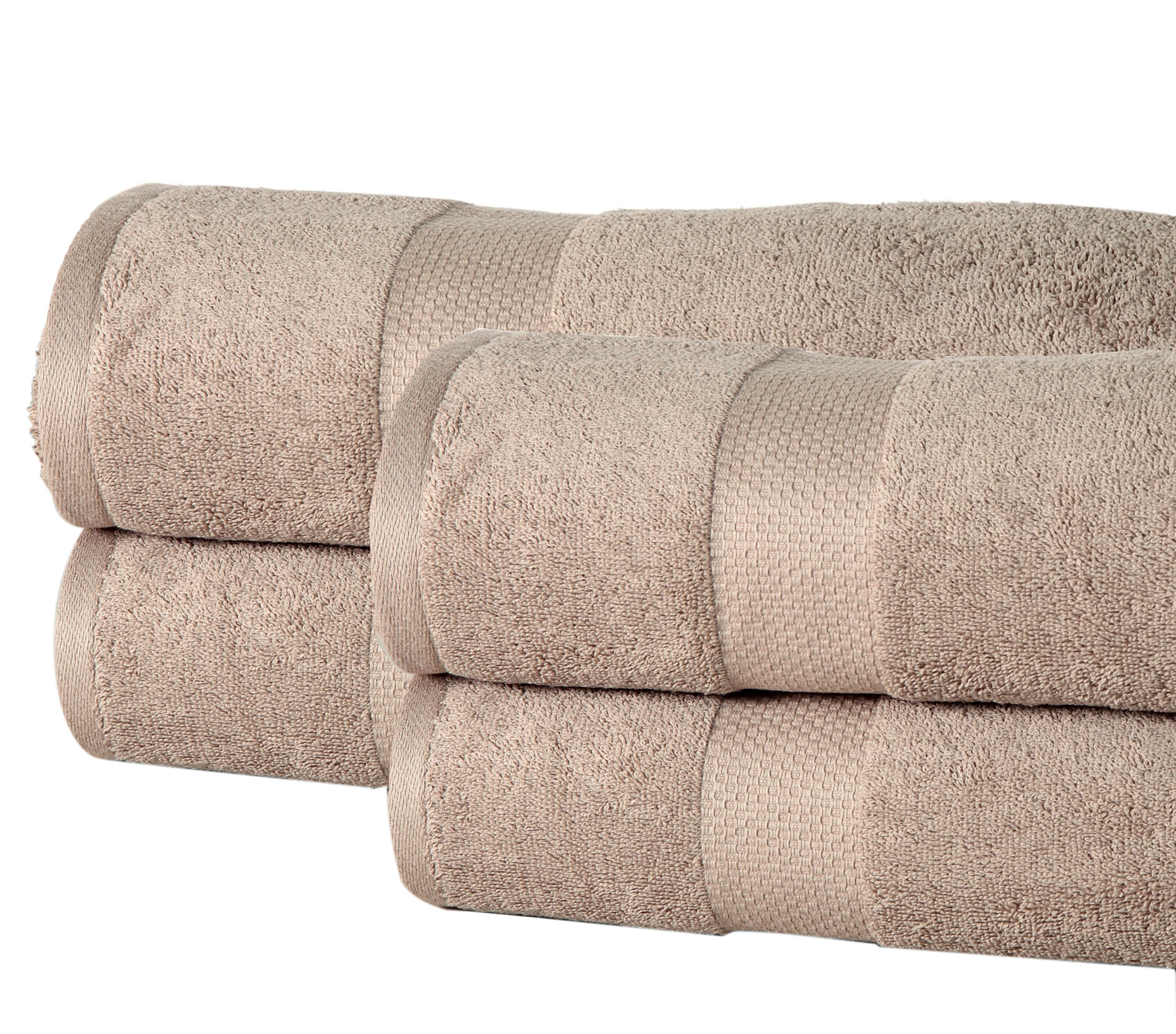 Elegance Spa Oversized Luxurious Cotton 550 GSM Bath Sheets (Set of 4