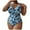 A-Blue, variant on Wyobmus Womens Plus Size High Waist Bikini Sets Ditsy Floral Print Two Piece Swimsuit Adjustable Spaghetti Straps Bathing Suit With Drawstring Side Bottoms D-Pink
