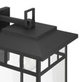 thumbnail image 4 of Hunter - Yancy House 1-light Matte Black,  , Dimmable, Traditional Style, Rectangle Shaped, for Bedrooms, Dining, Living Rooms - 46072, 4 of 8