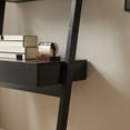 thumbnail image 3 of Modern Home Office Desk with Bookcase Ladder, 1 Drawer & 2 Shelves – Sturdy Handleless Design, Easy Assembly, 3 of 6
