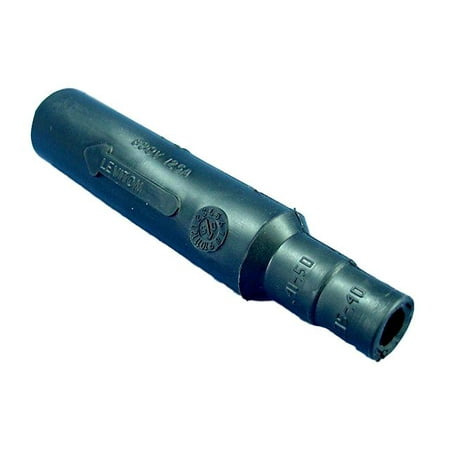 Series Male Detachable Plug - Leviton 15SDF-48E Black 15 Series Male Cam-Type Detachable Plug Insulator Sleeve