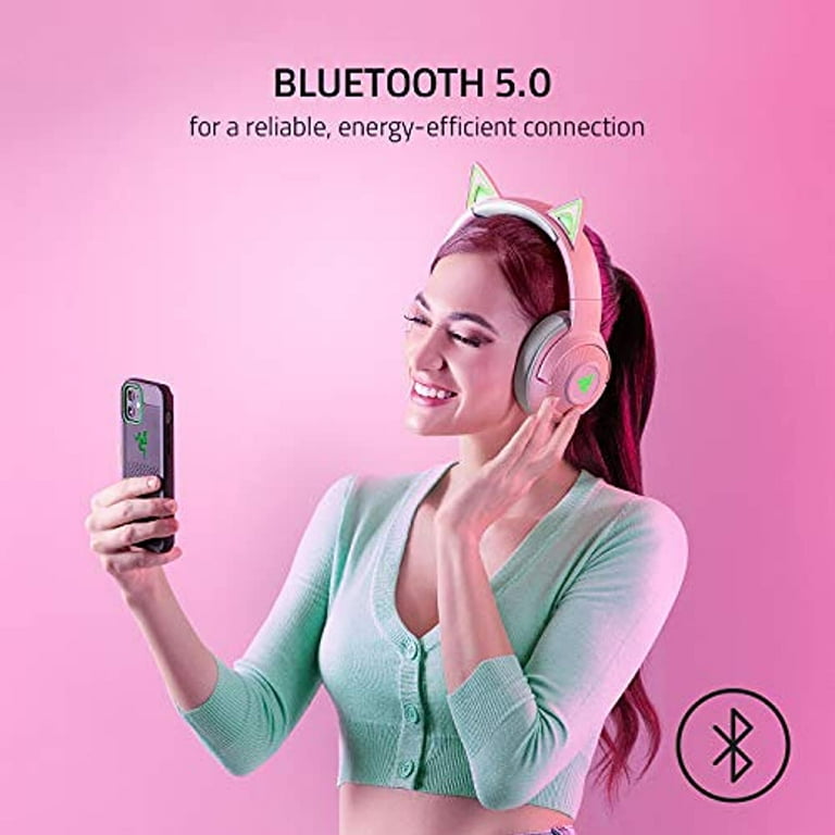 Razer Kraken BT Kitty Edition: Bluetooth 5.0-40ms Low Latency
