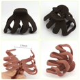 thumbnail image 6 of 5Pcs Octopus Hair Clips Matte Hair Clips Octopus Hair Claw 3.15" Large Hair Claw Clips for Women Strong Grip Non-slip Jaw Clips for Thick and Medium Hair Big Claw Hair Clips Hair Accessories, 6 of 7