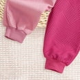 thumbnail image 6 of TOWED22 Toddler Girl Clothes Fall Winter Baby Outfits Cute Print Sweatshirt + Flared Pants Set 2 Piece,Red,12-18 M, 6 of 7