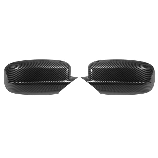 Par Coche Retrovisor Espejo Cubiertas Tapa Superposición Carbono Fibra Patrón