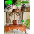 thumbnail image 2 of Lámpara de escritorio Newrays Green Glass Bankers con interruptor de cadena, 2 of 6