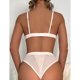 thumbnail image 1 of Conjunto de lencería Ropa interior Moda Caliente Baño transparente Hugtrwg para mujer Blanco T M, 1 of 6