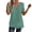 Mint Green, variant on Womens Summer Tops Spring Short Sleeve V Neck True Classic T Shirt Casual Cute Fashion Beach Vacation Clothes Mint Green,S