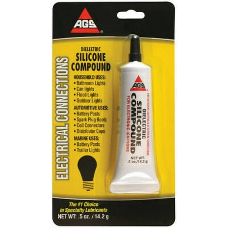 - Ags Automotive Solutions DS-2 1/2-oz. Dielectric Silicone Grease