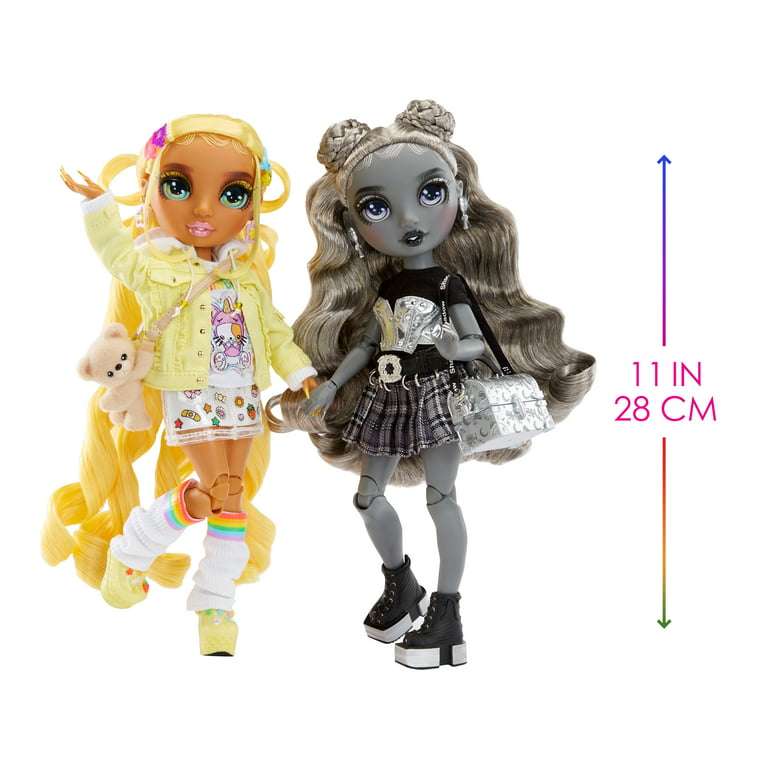 Rainbow High Shadow High Special Edition Madison Twins 2-Pack Fashion Doll.  Yellow & Grey Designer Outfits with Accessories, Mix and Match Outfits
