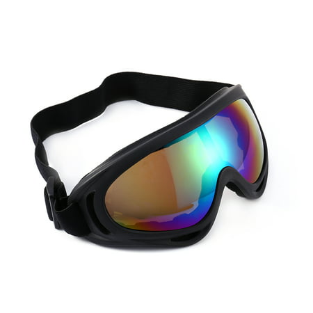 Tebru Anti-Dust Goggles, Ski Goggles, Anti fog Dust Wind UV Ski Goggles Ski Sunglasses Glasses Outdoor Sports Tool(Colorful