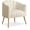 Beige, variant on Yuanmin Oversized Pumpkin Couch Accent Chair, Modern Comfy Velvet Upholstered Barrel Chairs, Luxury Single Sofa Armchair for Living Room, Waiting Room, Office and Vanity, (Yellow)
